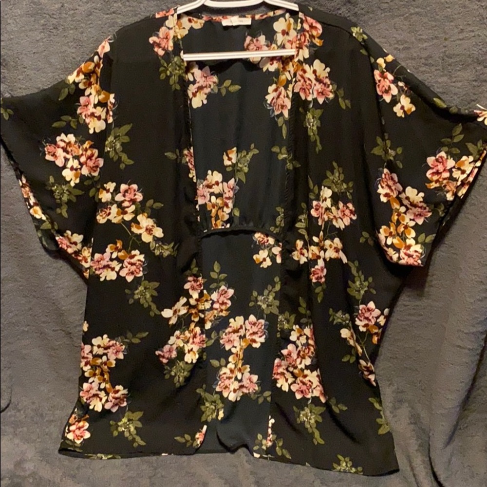 Dressy floral coverup